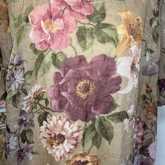 Vintage Floral Maxi Dress Cottagecore Grunge 90s Grannycore Plus Size XXL - Picture 4 of 6